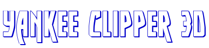 Yankee Clipper 3D font